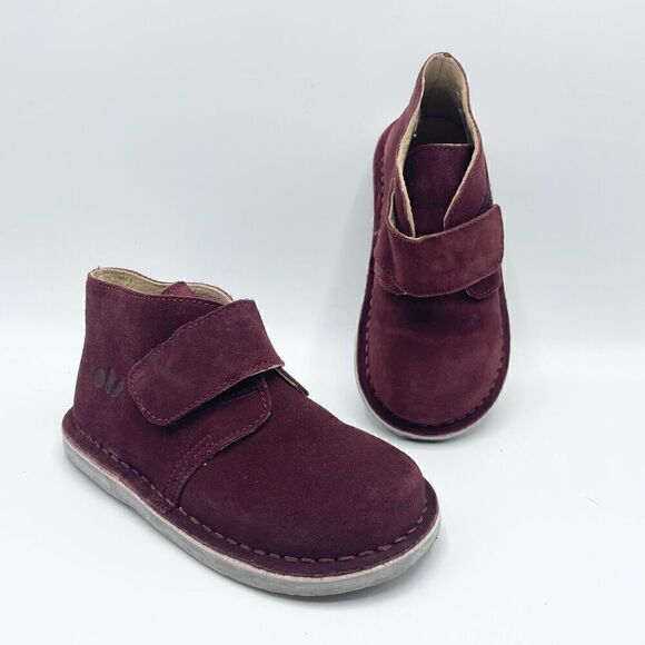OTS maroon suede Chelsea boots - size T 25 (euro size) - Picture 1 of 11